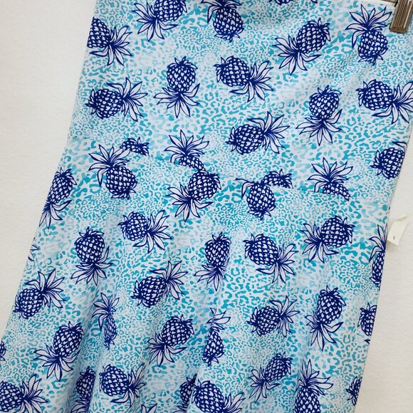 Southwind Apparel UPF 50 Bandeau Swing Sun Athletic Dress Pineapple Print Small - Picture 4 of 12